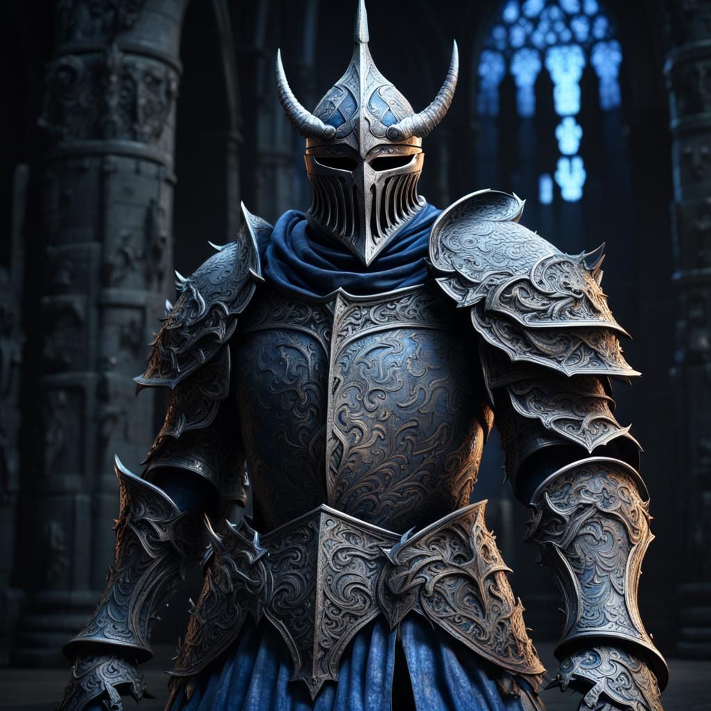 Dark Souls Demon Souls From Software Dark Fantasy Silver And Blue   KT6gJsm0cjc2fxBIHeuU  1  6aeg4 