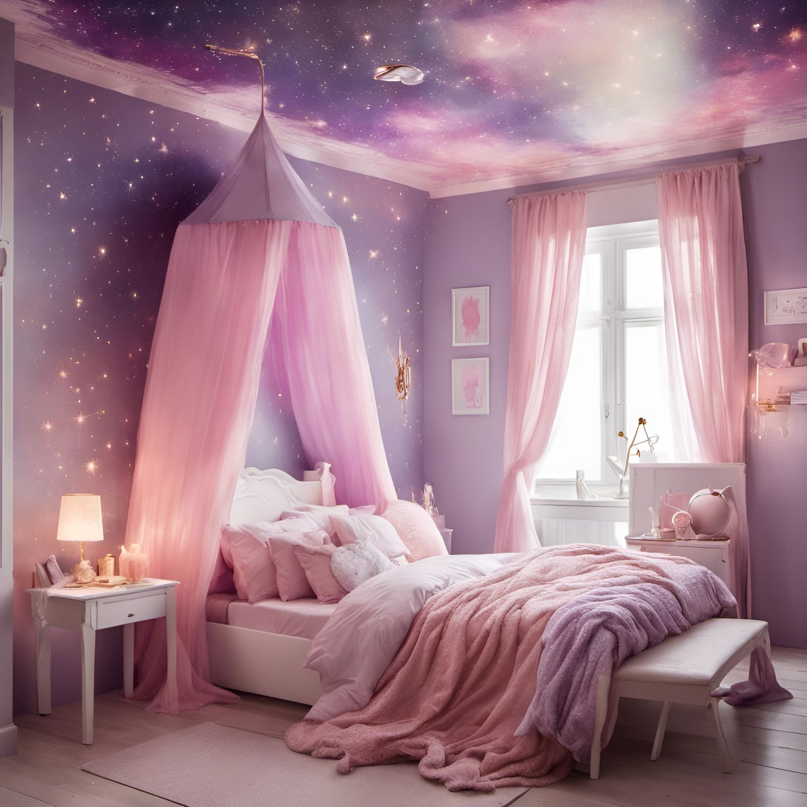 Dream childhood bedroom AI Generated Artwork NightCafe Creator