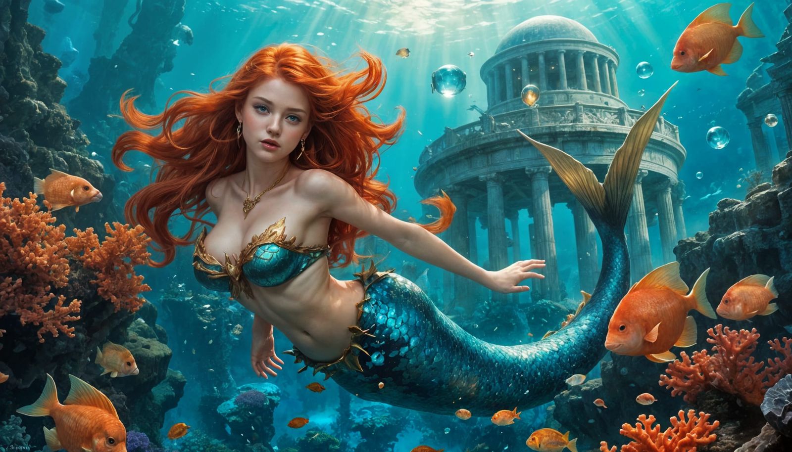 Mermaid  by @Superbear