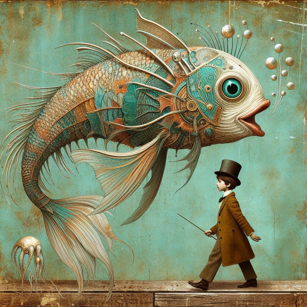 Young Edward dreamed of becoming the best fish trainer