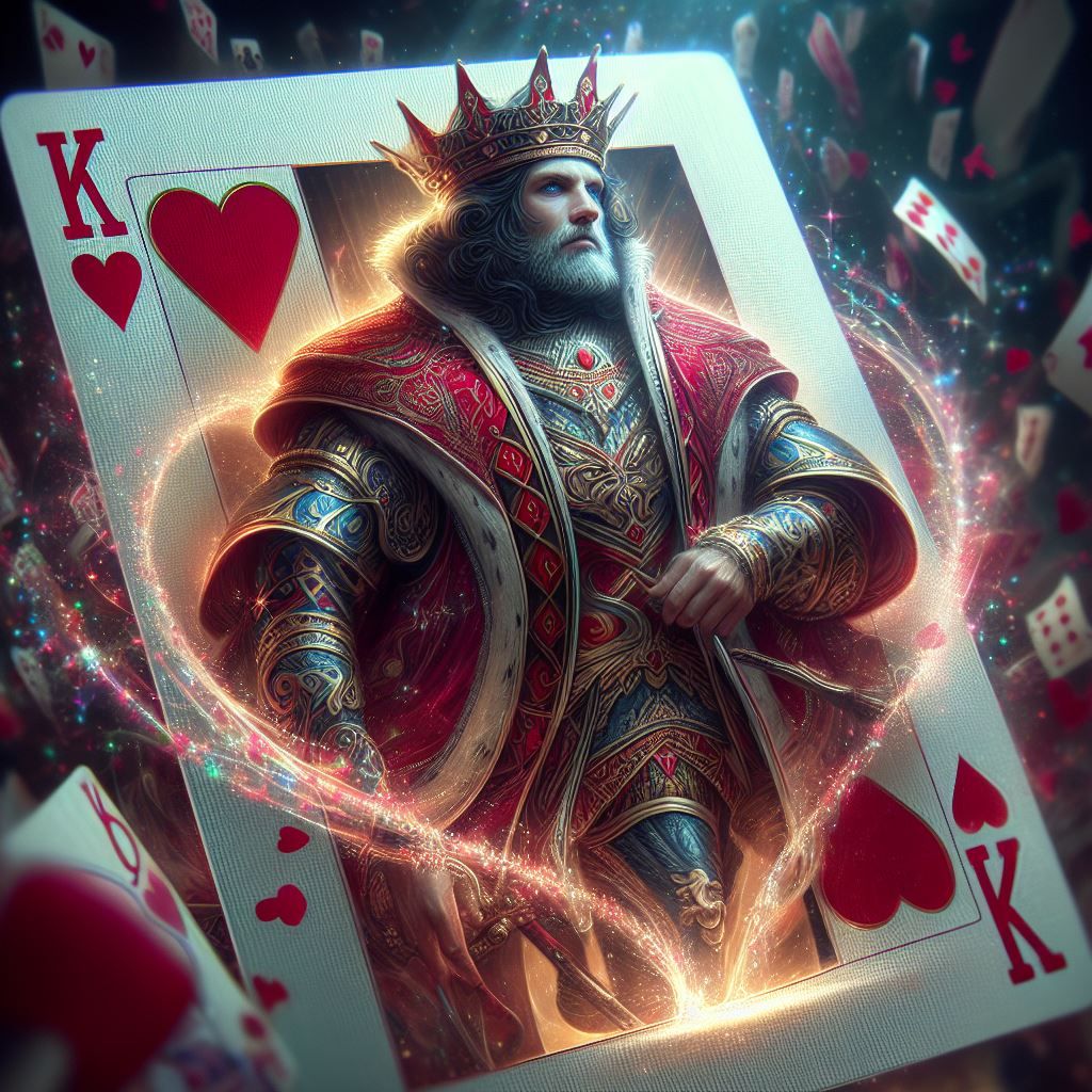 King of Hearts Playing Card