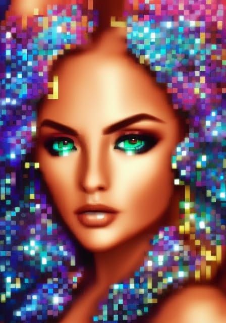 Pixelated
