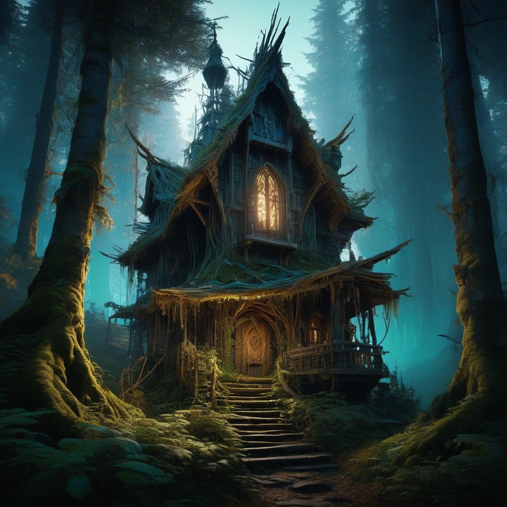 Baba Yaga Hut  by @Keeg