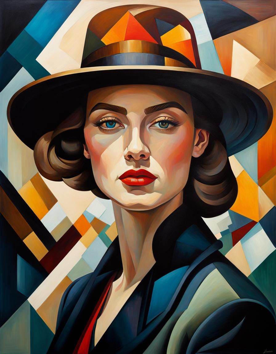 woman with hat - AI Generated Artwork - NightCafe Creator