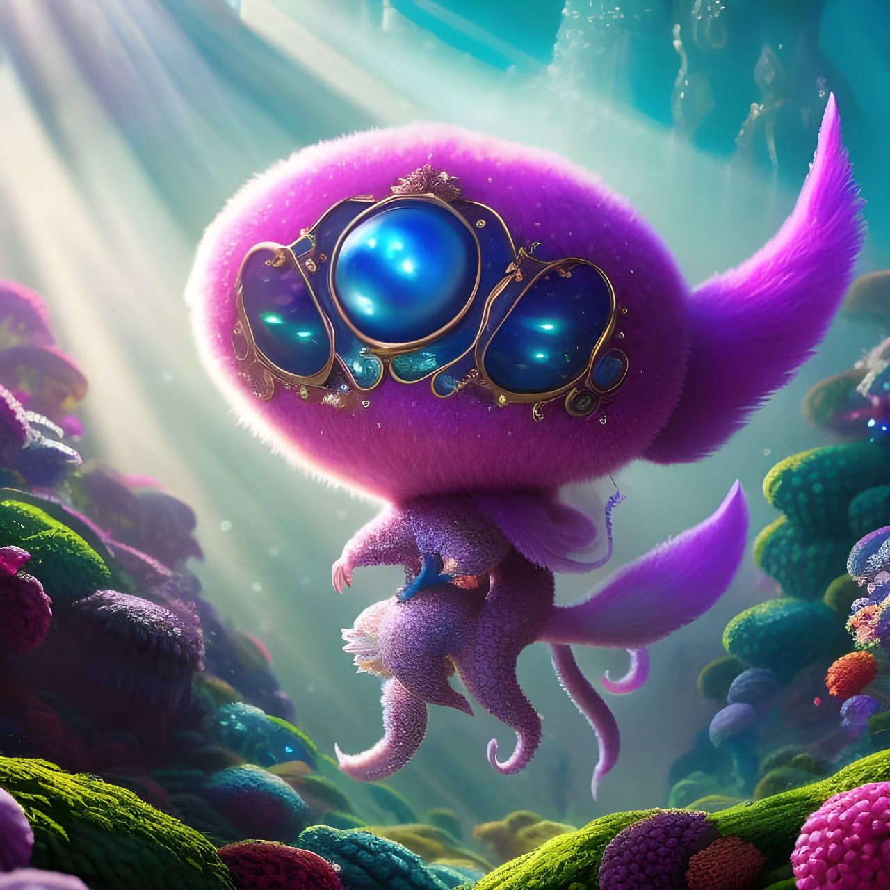 Mythical Creature of The Subaquatica Forest