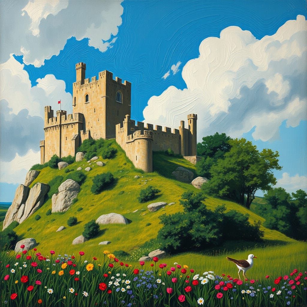  Corfe Castle, Dorset   by @Margot