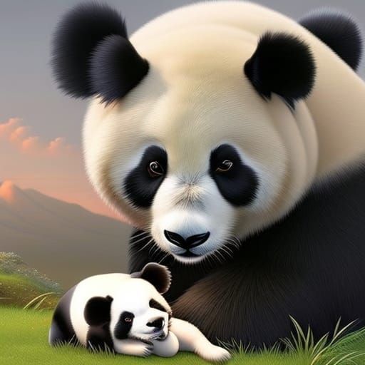 Pandas - Ai Generated Artwork - Nightcafe Creator