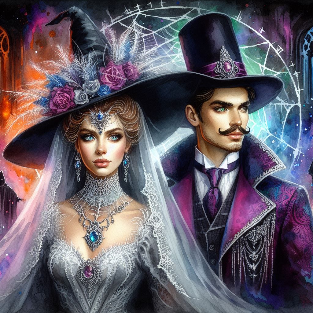 Dark Wedding Portraits