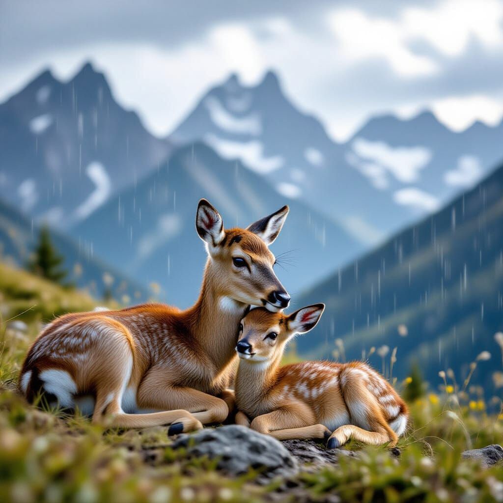 Doe Shields Fawn from Stormy Mountain Rain
