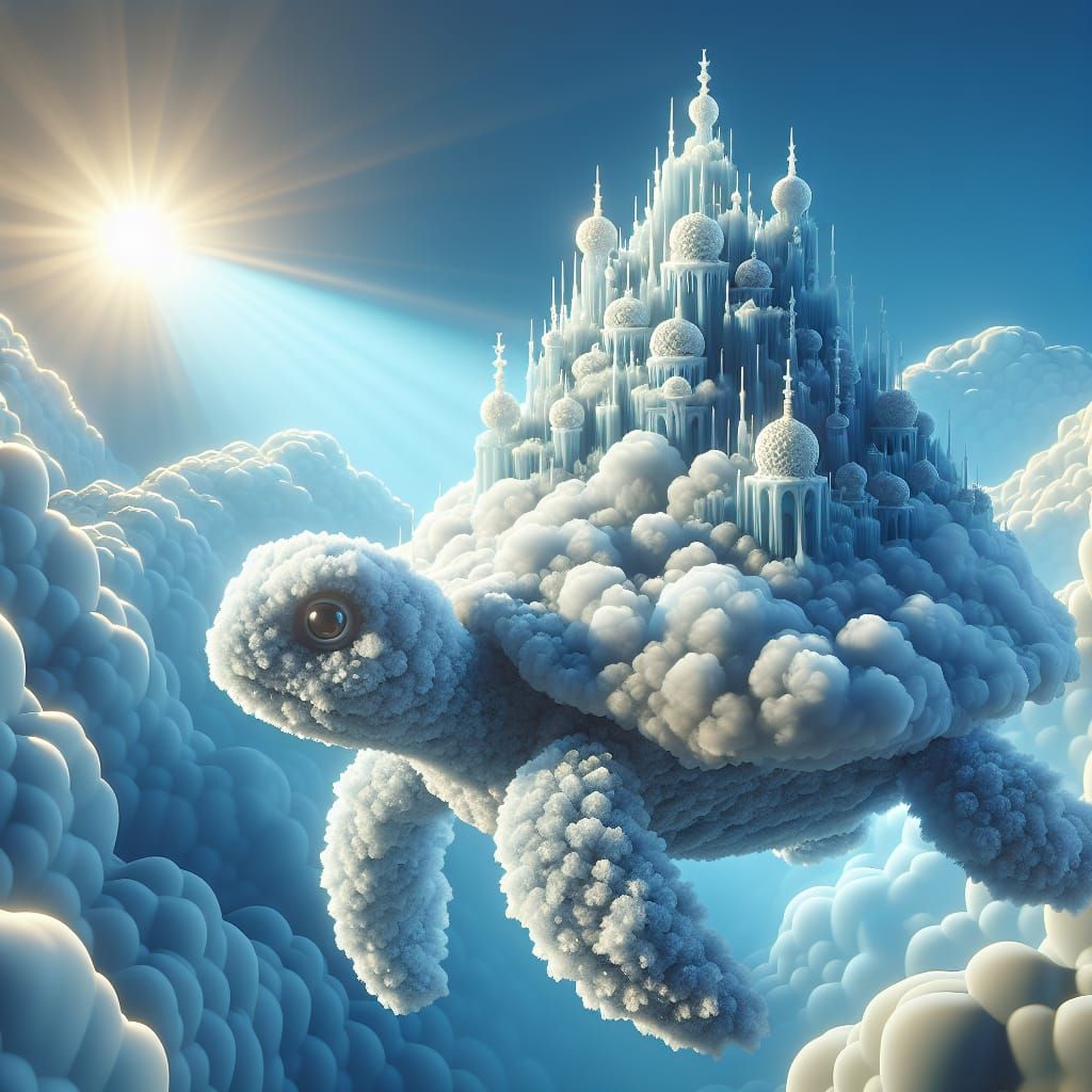 A Cloud Turtle Kingdom  by @Rosie