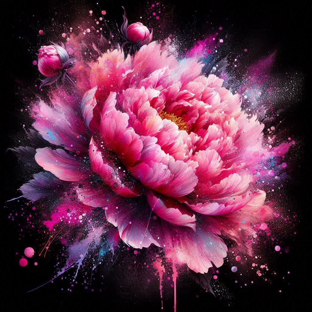 Pink Peony  by @Punkmeister