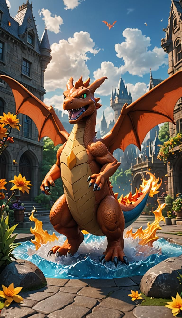 Charizard pokemon sunny