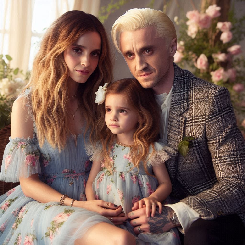 Draco und Hermine kleine Familie