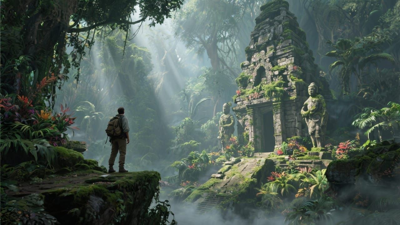 Finding the lost temple  by @Mann McManahan