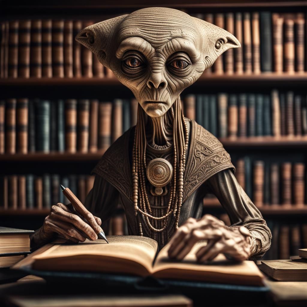 6000 Year Old Immortal Extraterrestrial Librarian
