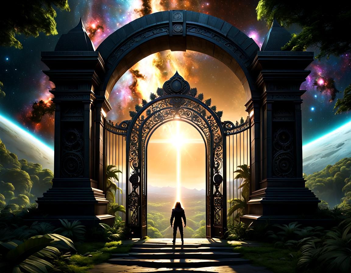 Gazing upon an archway to another world  by @KnifingPanda