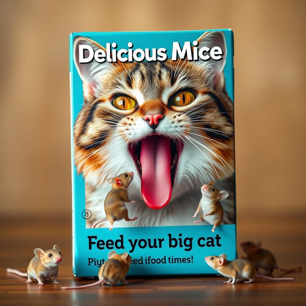 Bring joy to your big cat, buy him some mice! Save 50% off, ...