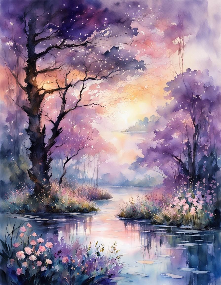 Ethereal forest  by @W4rstr0m