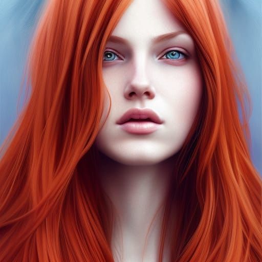 Redhead - AI Generated Artwork - NightCafe Creator