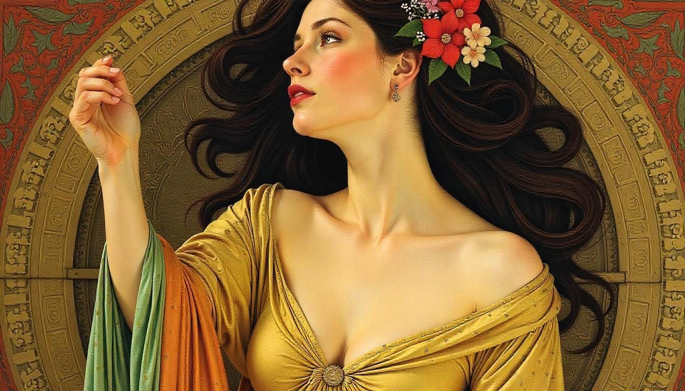 Alphonse Mucha Style