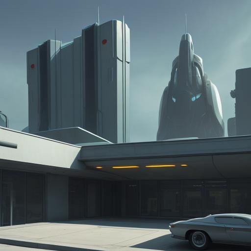 Mid-century futuristic