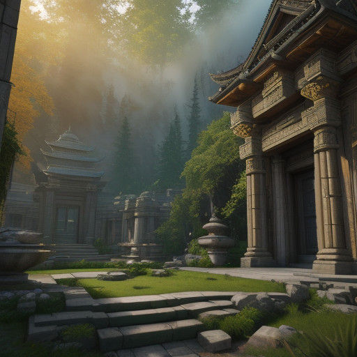 Ancient temple in the Eck'thael Forest