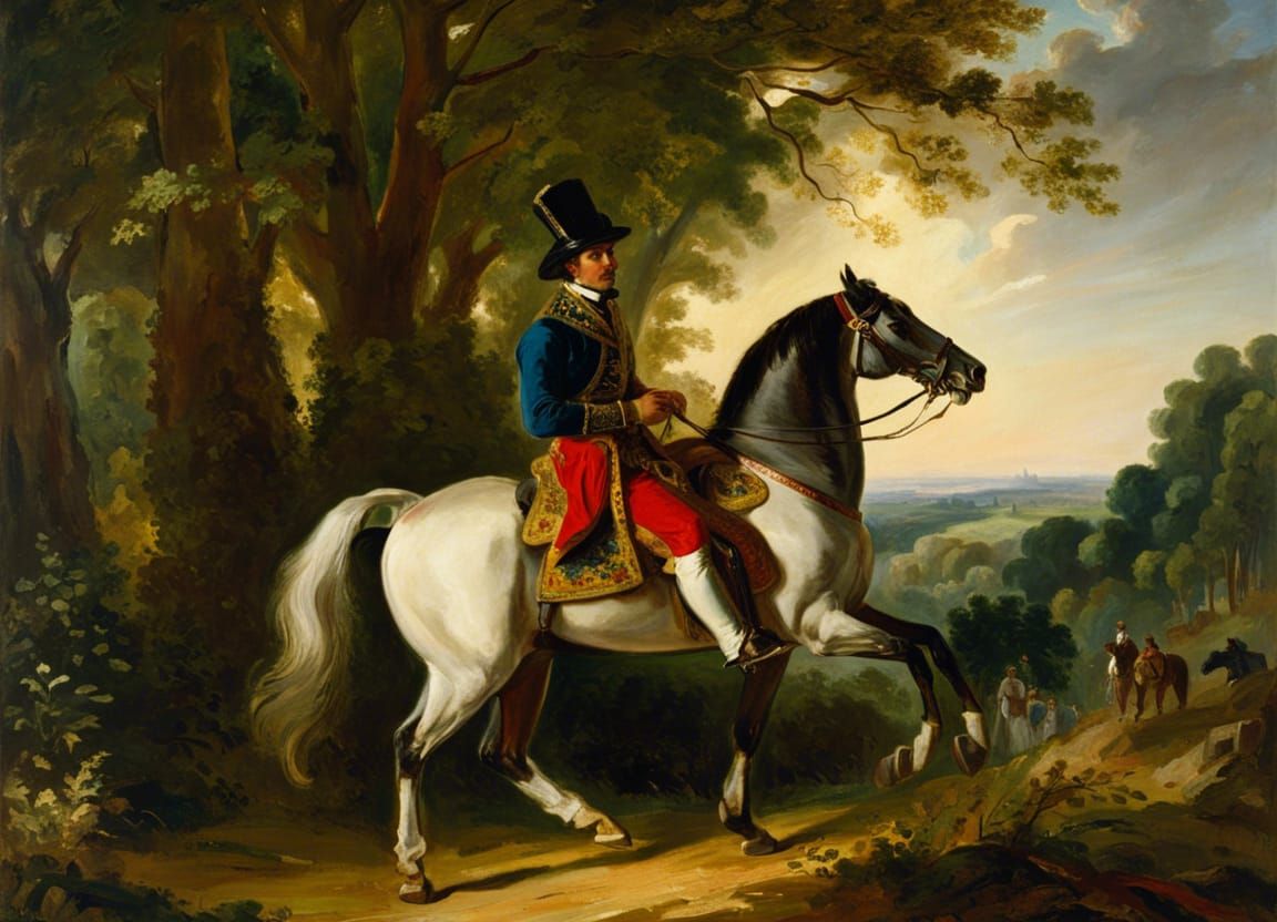 Returning to his manor
