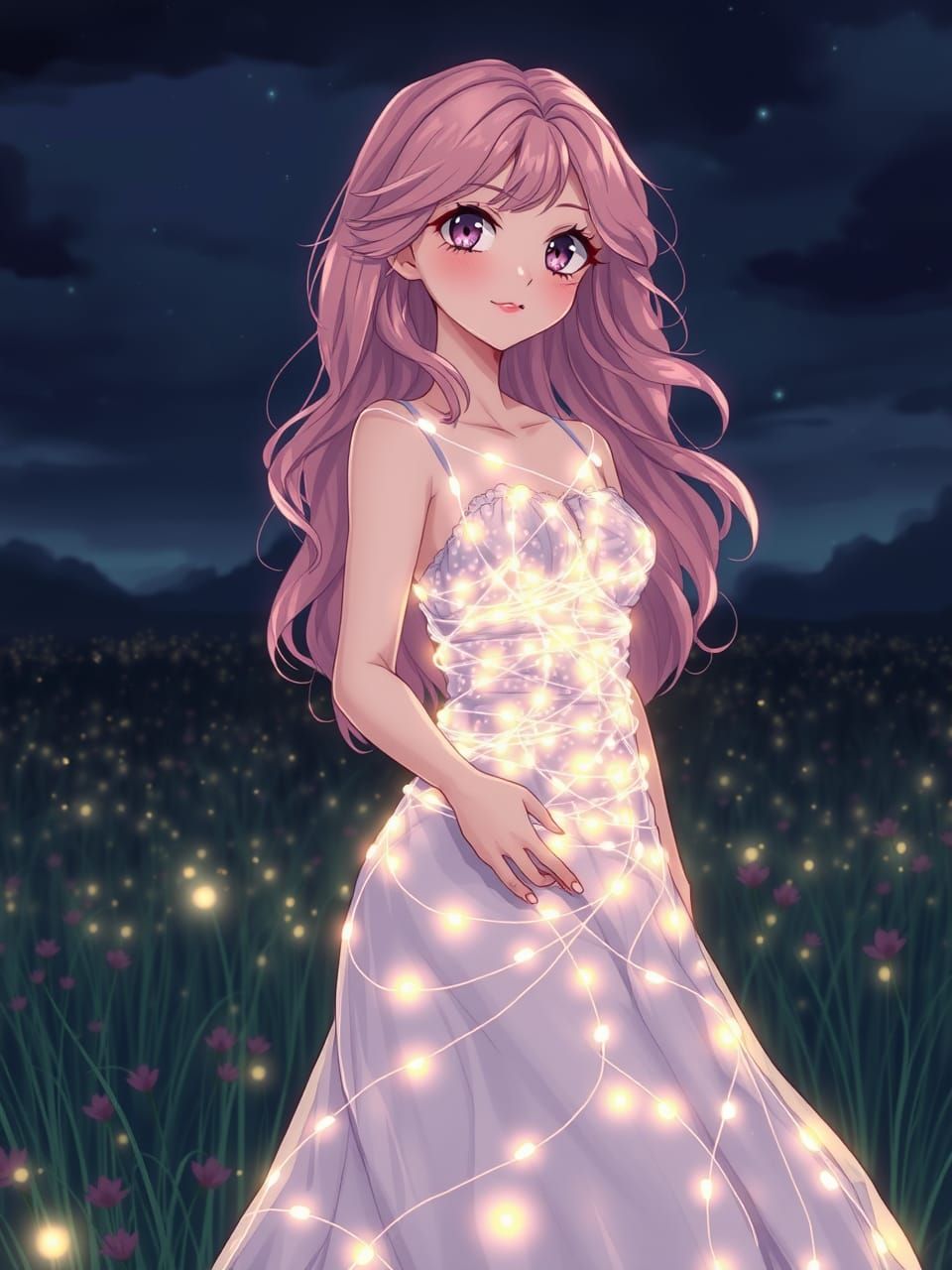 Sparkling dress Peony