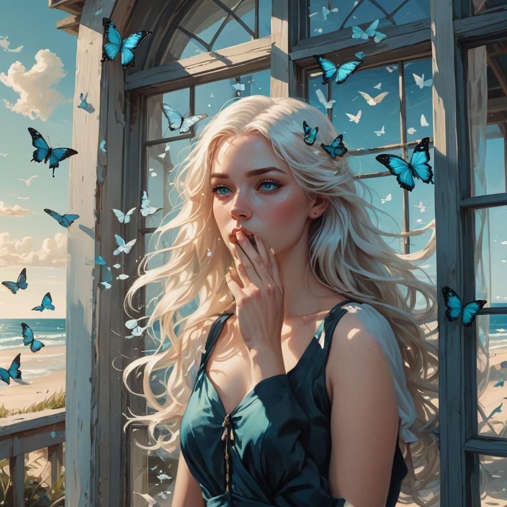 Fleur waiting for Bill 