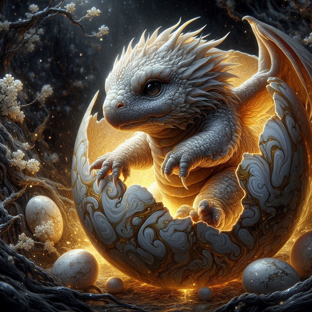 Baby Dragon hatching 2