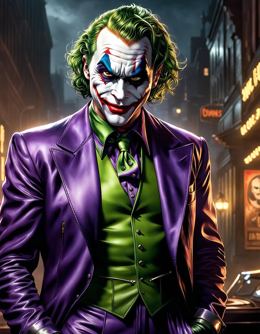 DC Comics: The Joker - AI Generated Artwork - NightCafe Creator