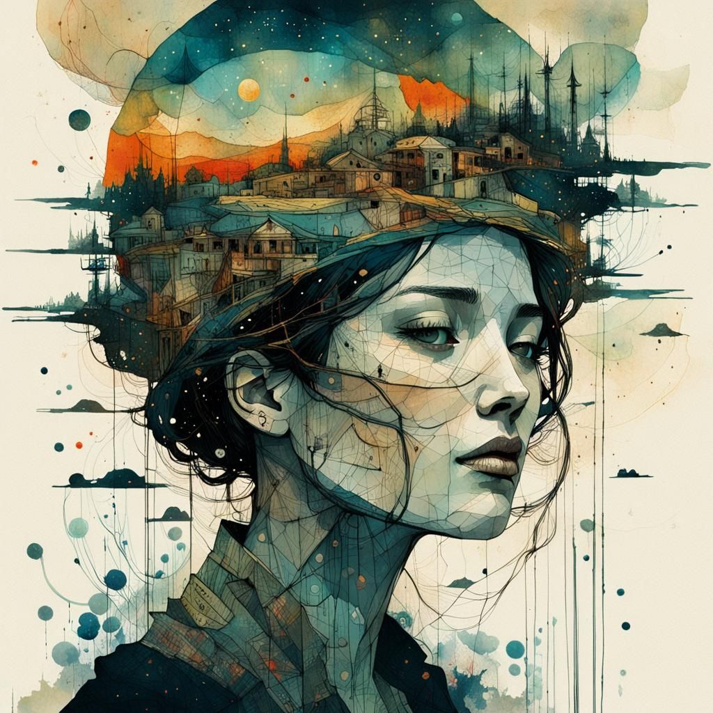 wearing a city like an hat  by @Arindam_G