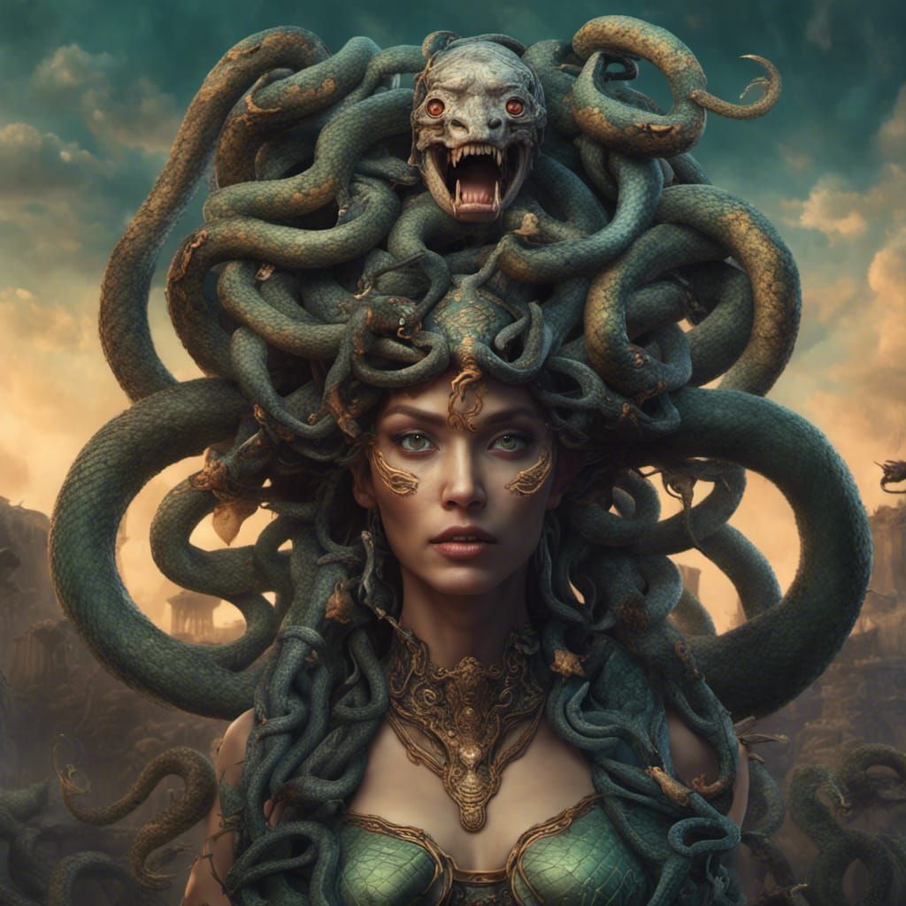 Medusa - Ai Generated Artwork - Nightcafe Creator