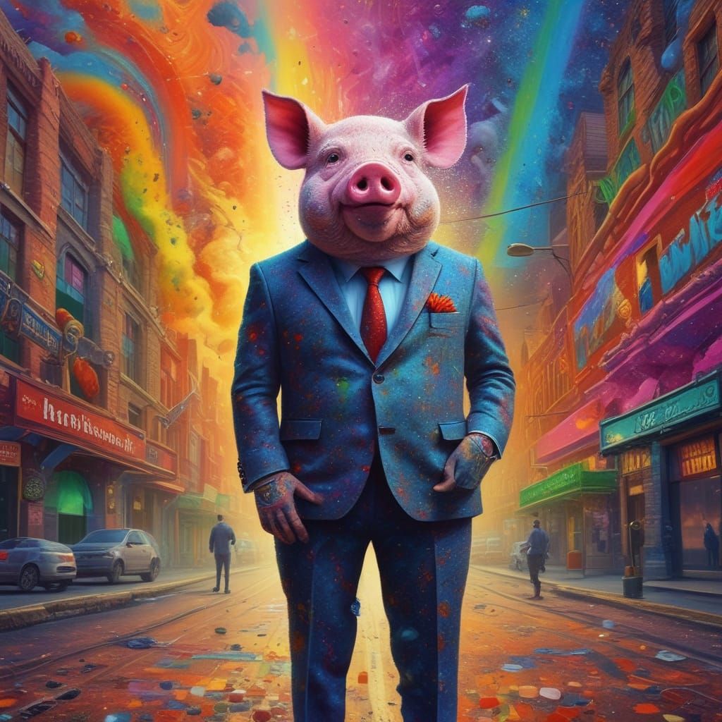 A Dapper Pig