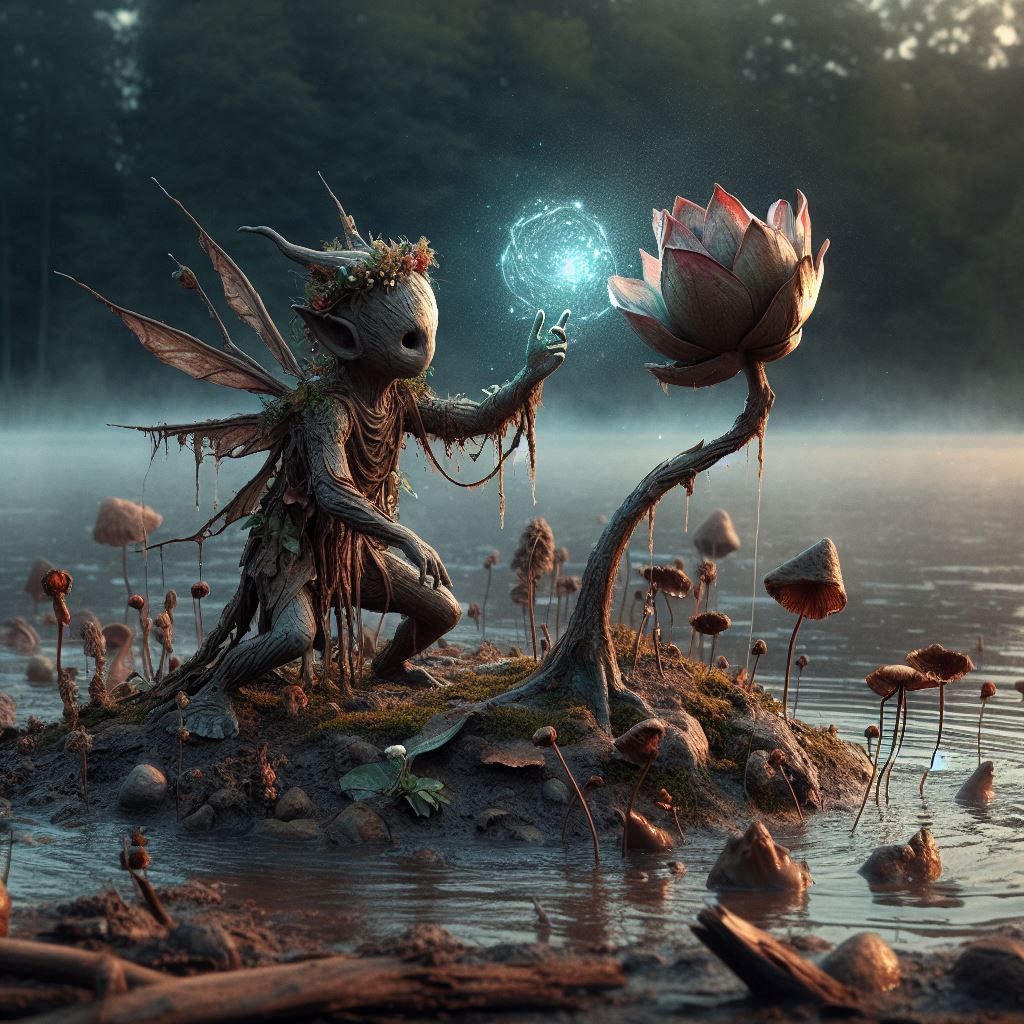 'Tis I, the mighty mud sprite!