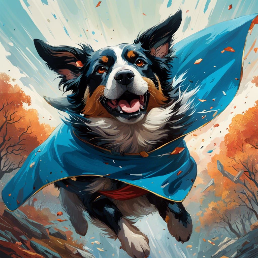 Super dog!!  by @Look a dog