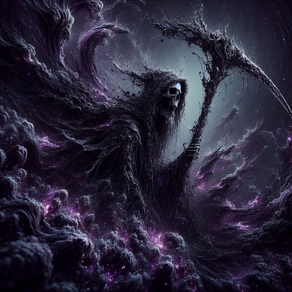Dark grim reaper