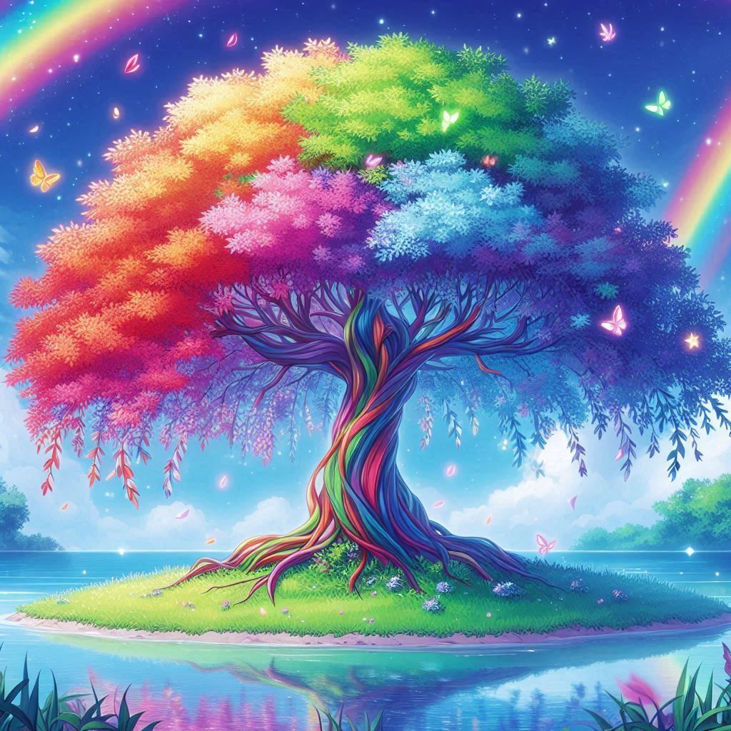 Rainbow tree
