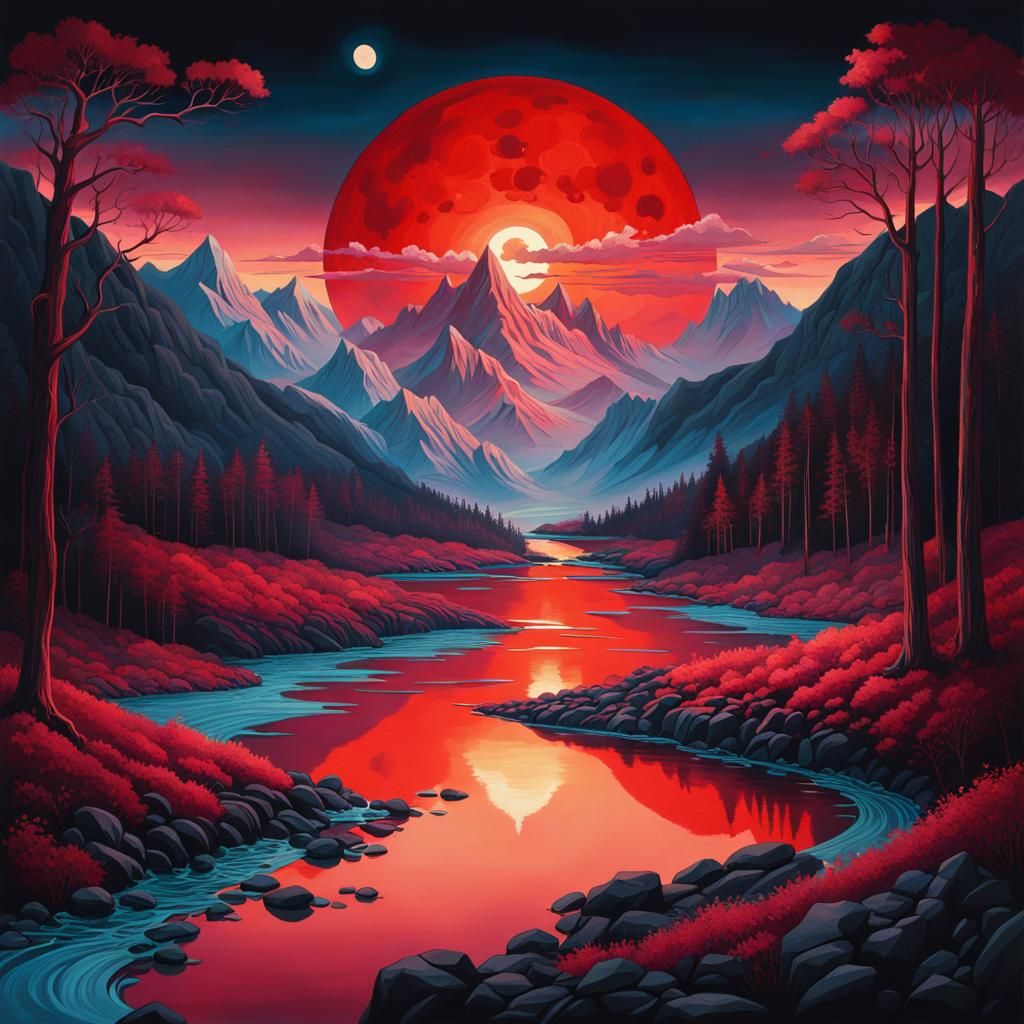 blood moon  by @SteveVSr