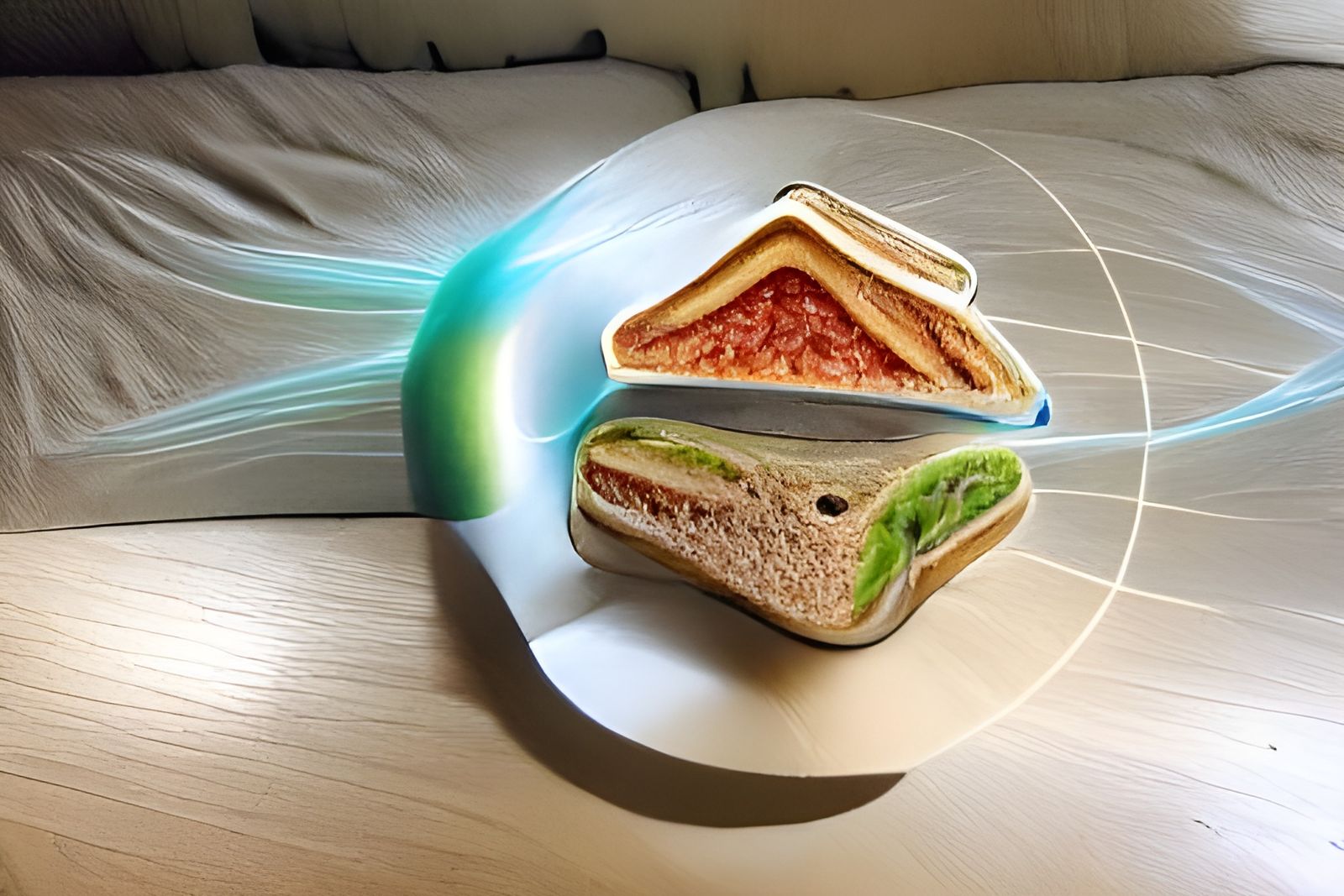 space-time sandwich