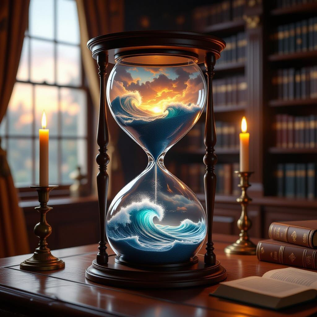 The waves of time   by @Veronika