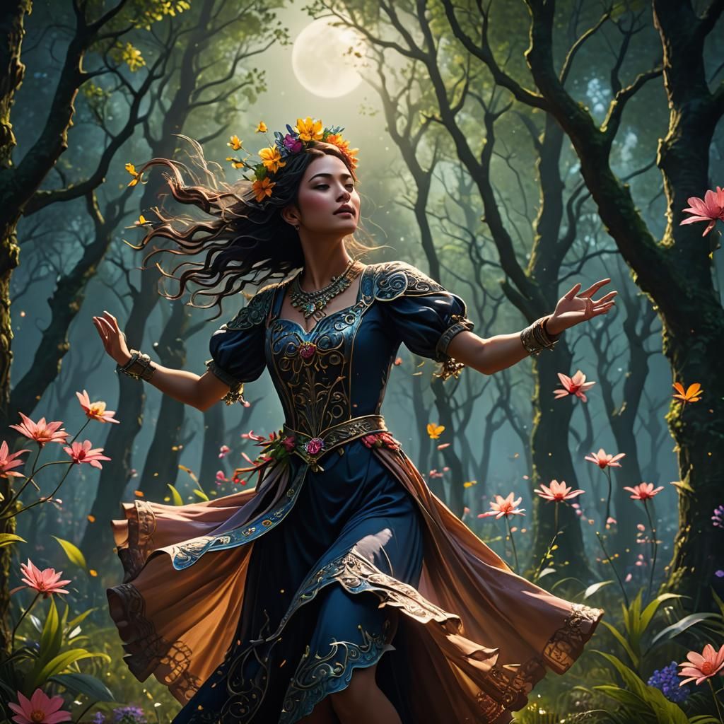 Dancing in the Moonlight  by @Marilu