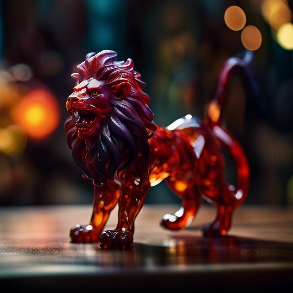 Blown Glass Manticore