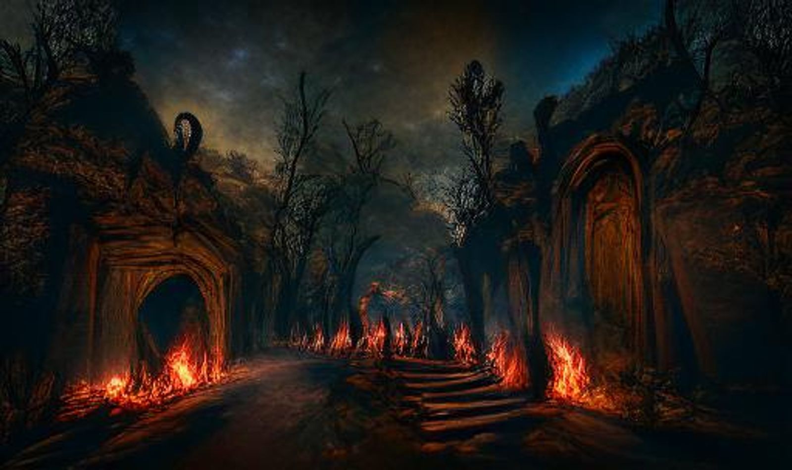 Highway to Hell AI Generated Artwork NightCafe Creator