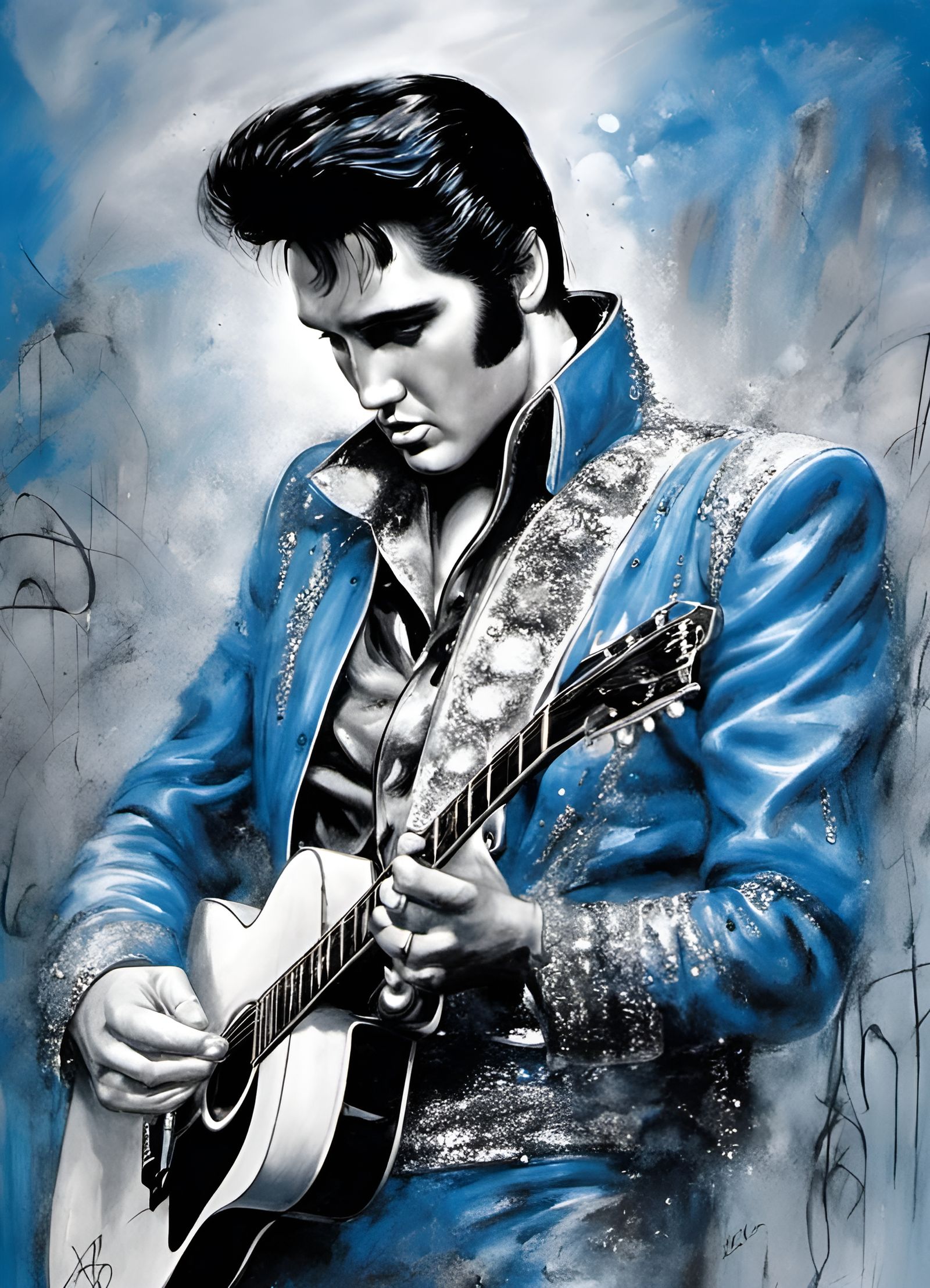 Elvis Presley Ai Generated Artwork Nightcafe Creator 1361