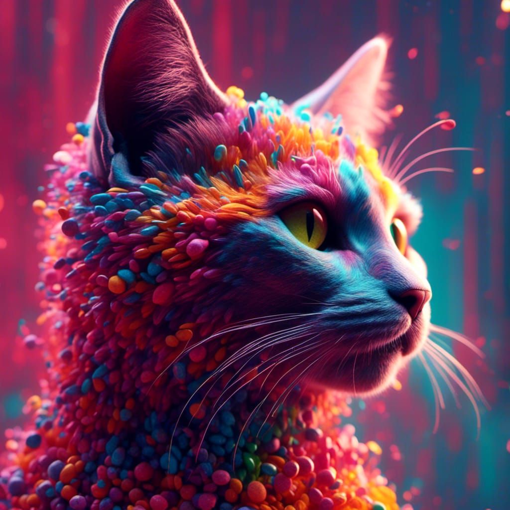 Colorfull cat