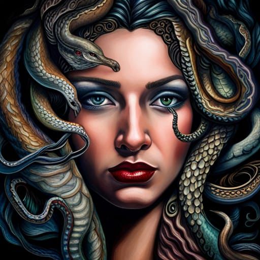 Medusa - AI Generated Artwork - NightCafe Creator