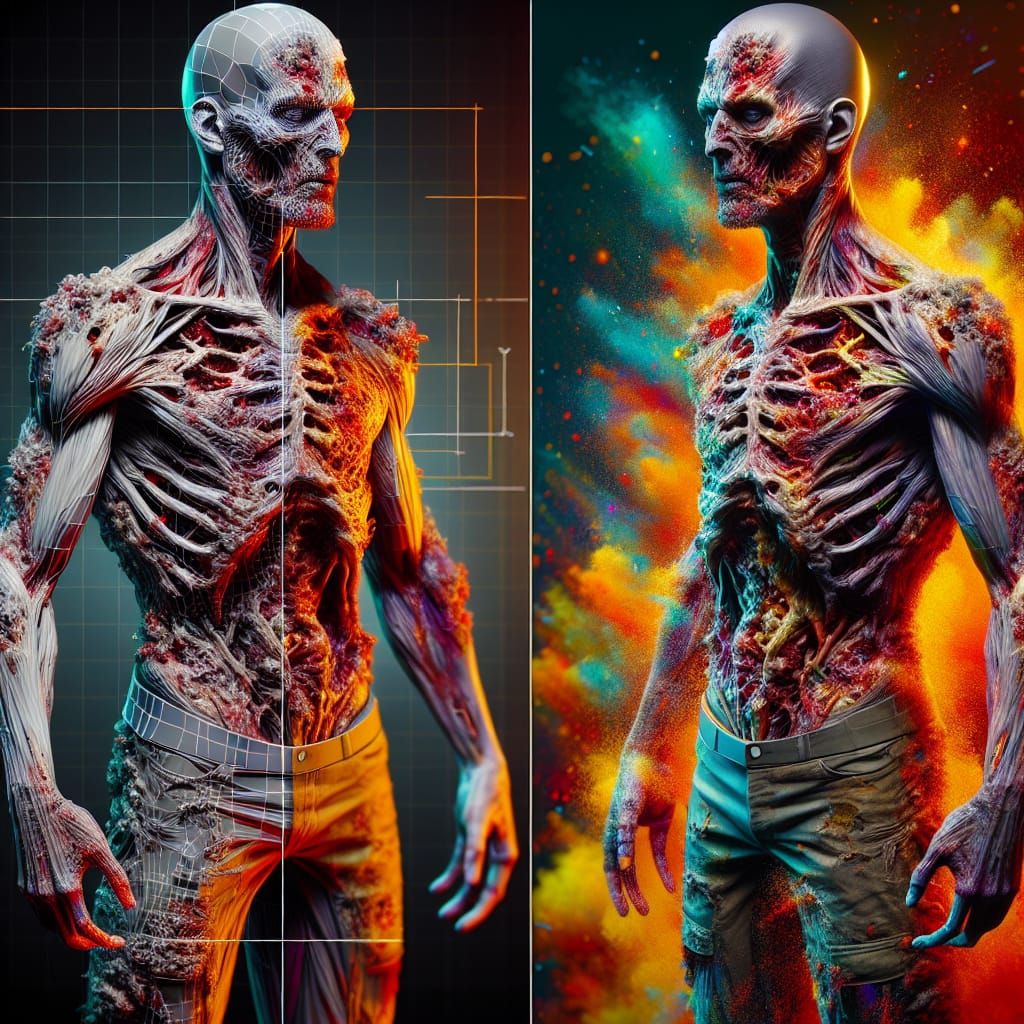 decaying zombie normal