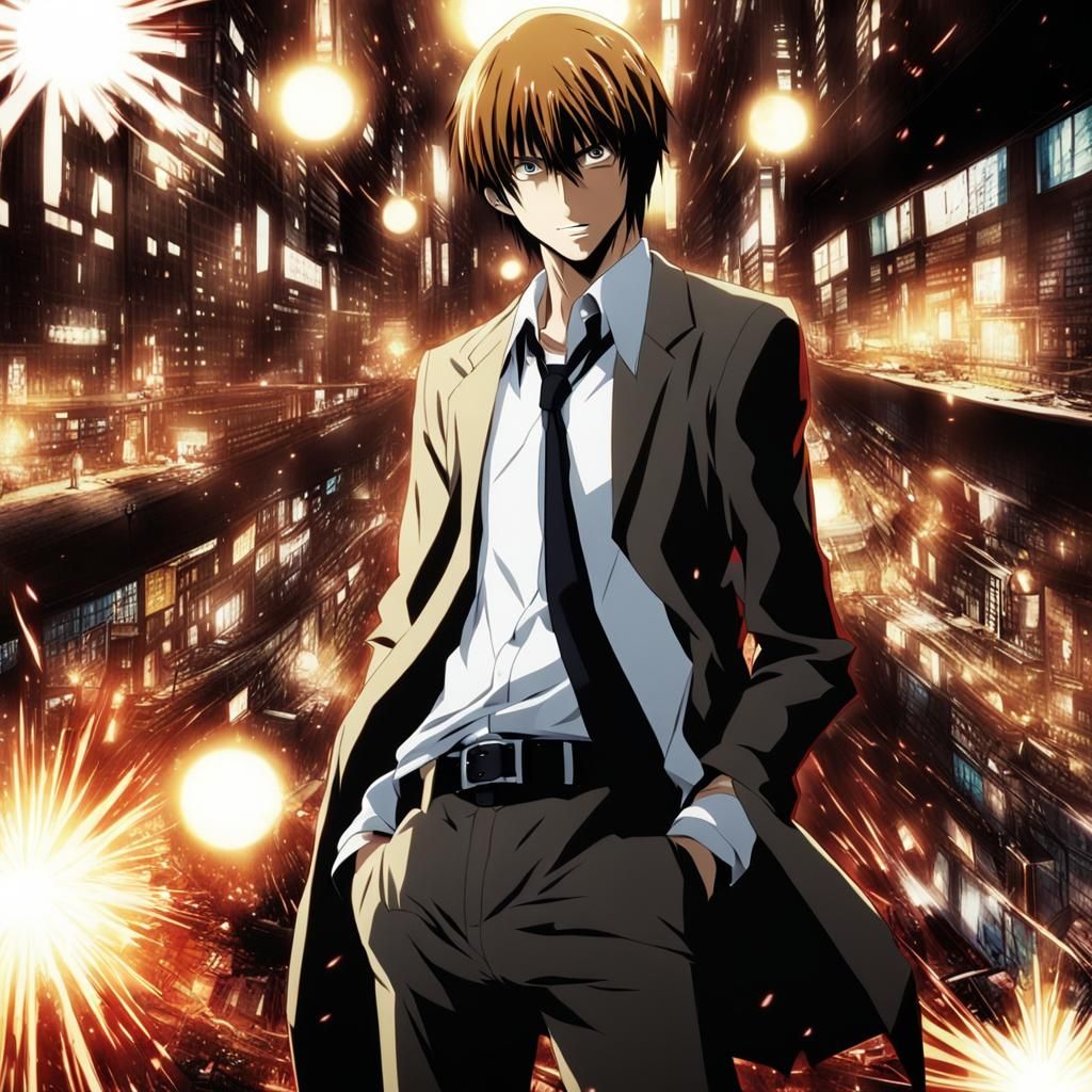 Yagami Light Anime. 4hd. Epic scene. - AI Generated Artwork - NightCafe ...