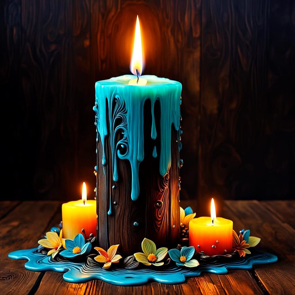 Wax puddles   by @Harmony